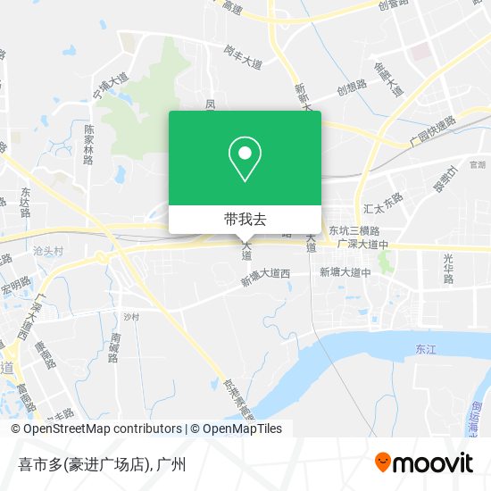 喜市多(豪进广场店)地图