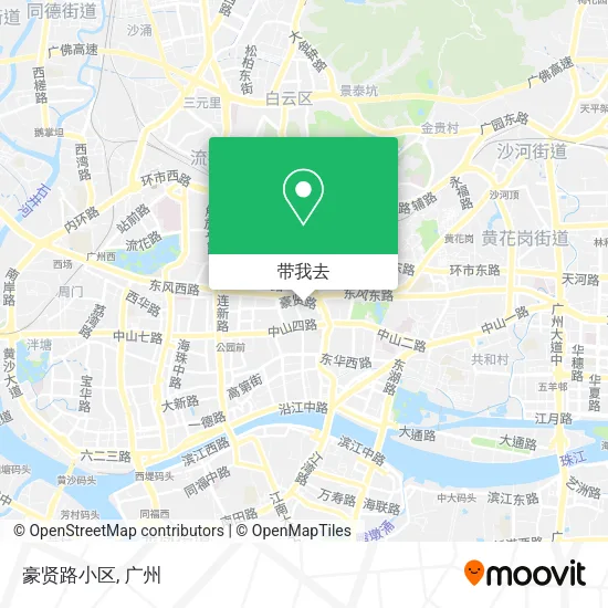 豪贤路小区地图