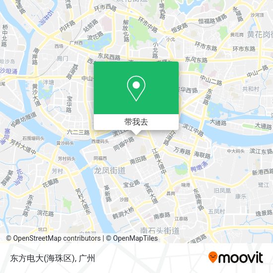东方电大(海珠区)地图