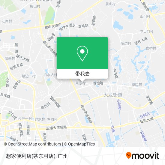 想家便利店(茶东村店)地图
