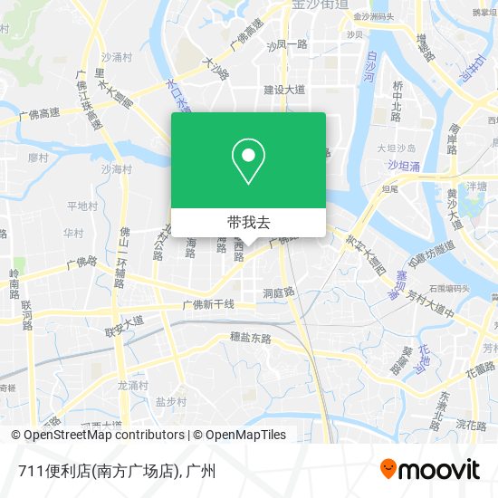 711便利店(南方广场店)地图