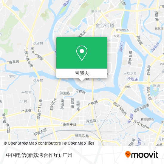 中国电信(新荔湾合作厅)地图