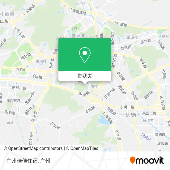 广州佳佳住宿地图