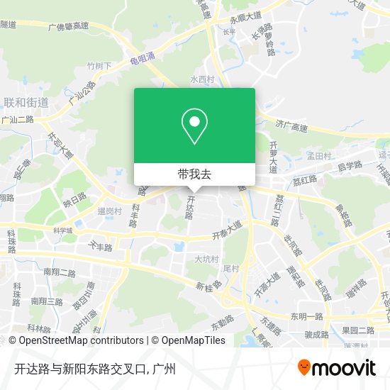 开达路与新阳东路交叉口地图