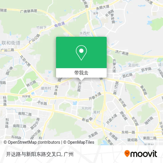 开达路与新阳东路交叉口地图