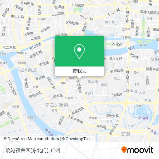 晓港宿舍区(东北门)地图