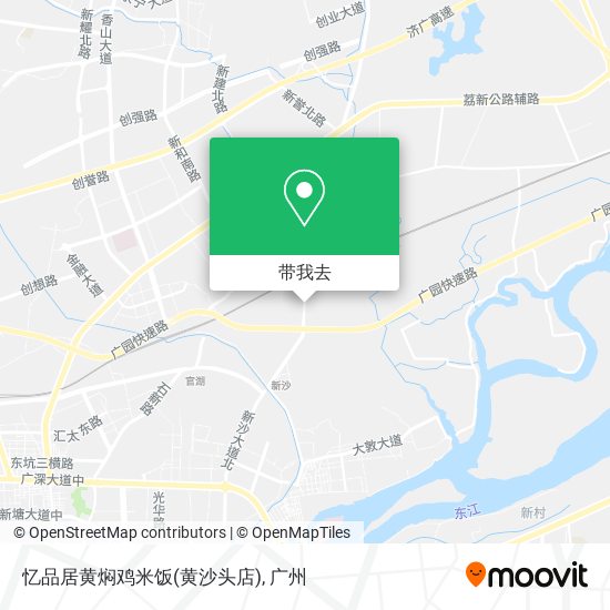 忆品居黄焖鸡米饭(黄沙头店)地图
