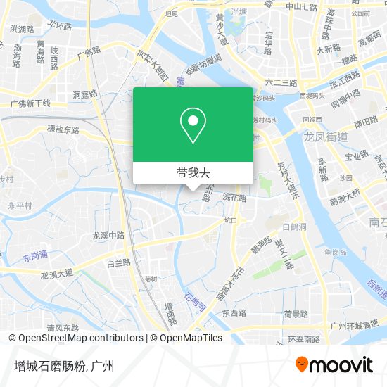 增城石磨肠粉地图
