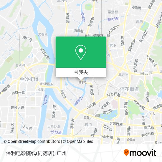 保利电影院线(同德店)地图