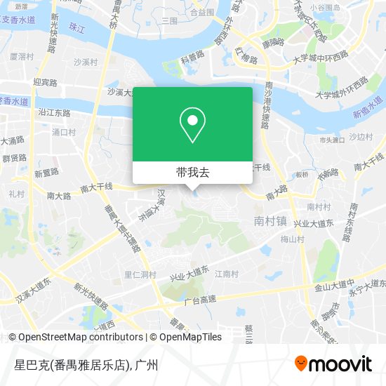 星巴克(番禺雅居乐店)地图