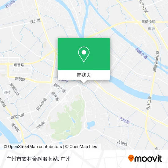 广州市农村金融服务站地图