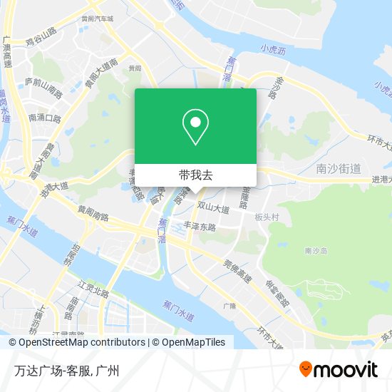 万达广场-客服地图