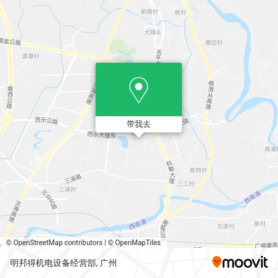 明邦得机电设备经营部地图