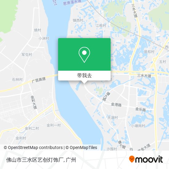 佛山市三水区艺创灯饰厂地图