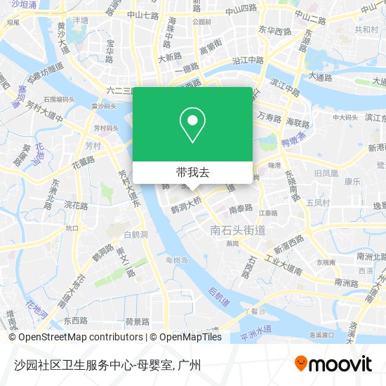 沙园社区卫生服务中心-母婴室地图