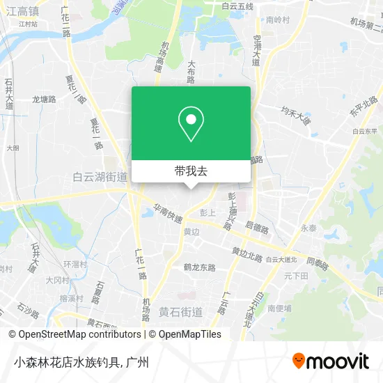 小森林花店水族钓具地图