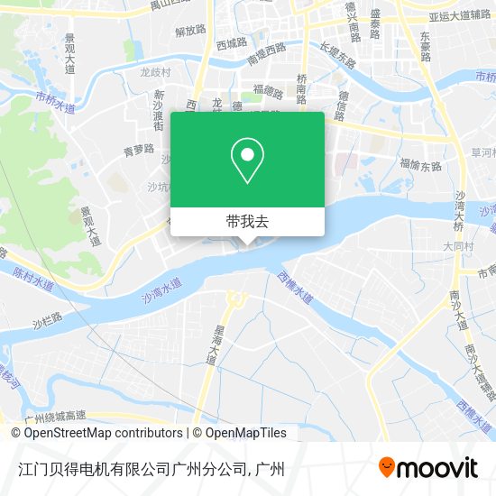 江门贝得电机有限公司广州分公司地图