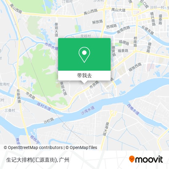 生记大排档(汇源直街)地图