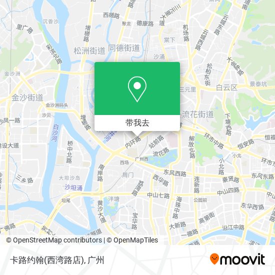 卡路约翰(西湾路店)地图