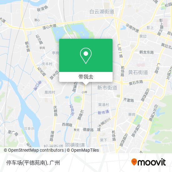 停车场(平德苑南)地图