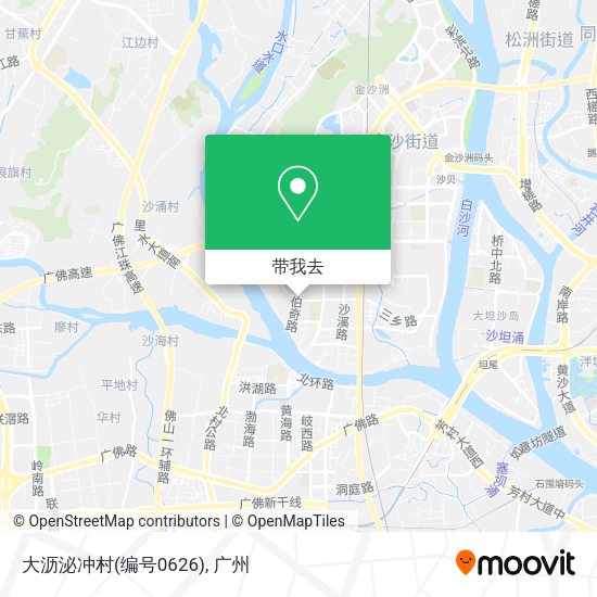 大沥泌冲村(编号0626)地图