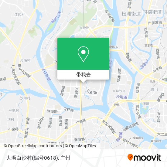 大沥白沙村(编号0618)地图