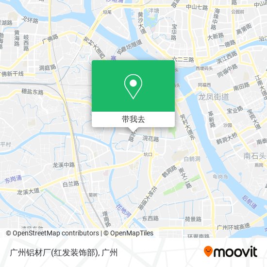 广州铝材厂(红发装饰部)地图