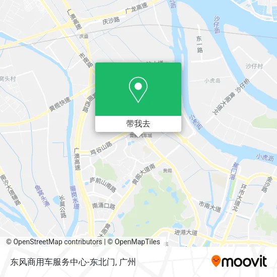 东风商用车服务中心-东北门地图