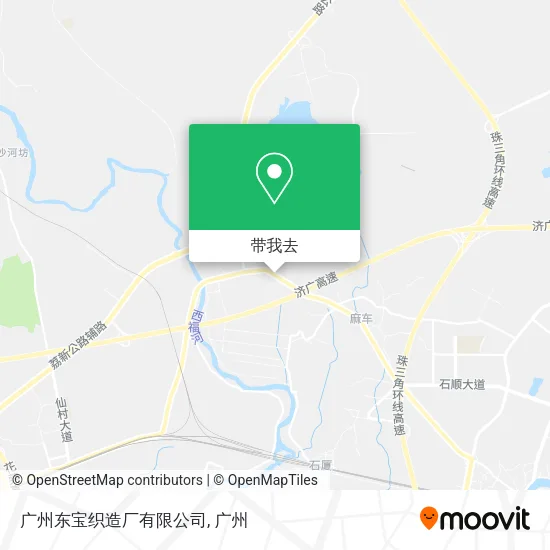 广州东宝织造厂有限公司地图