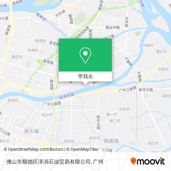 佛山市顺德区泽润石油贸易有限公司地图