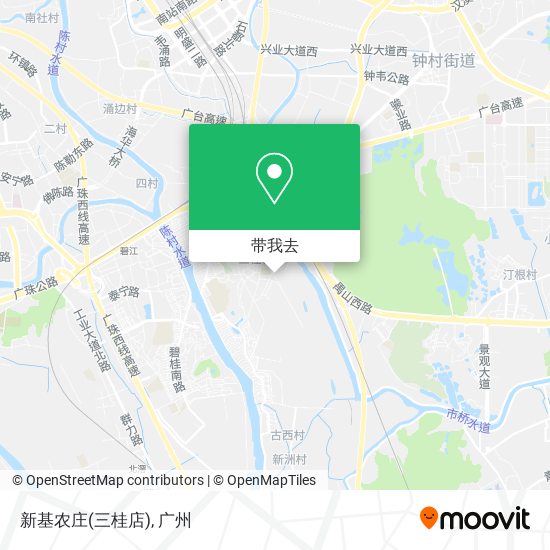 新基农庄(三桂店)地图