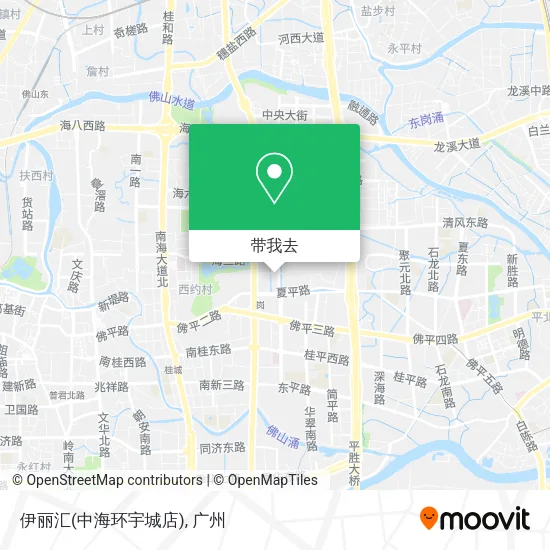 伊丽汇(中海环宇城店)地图