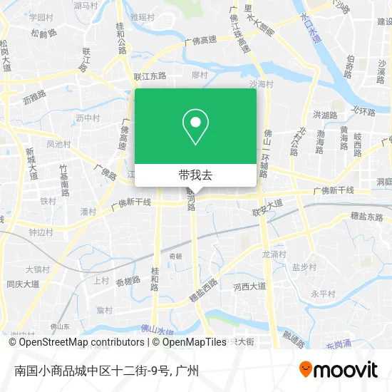 南国小商品城中区十二街-9号地图