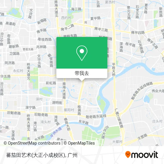 蕃茄田艺术(大正小成校区)地图