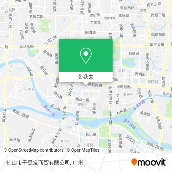 佛山市千昱发商贸有限公司地图