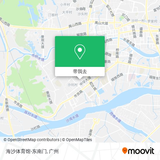 海沙体育馆-东南门地图