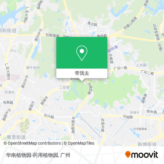 华南植物园-药用植物园地图