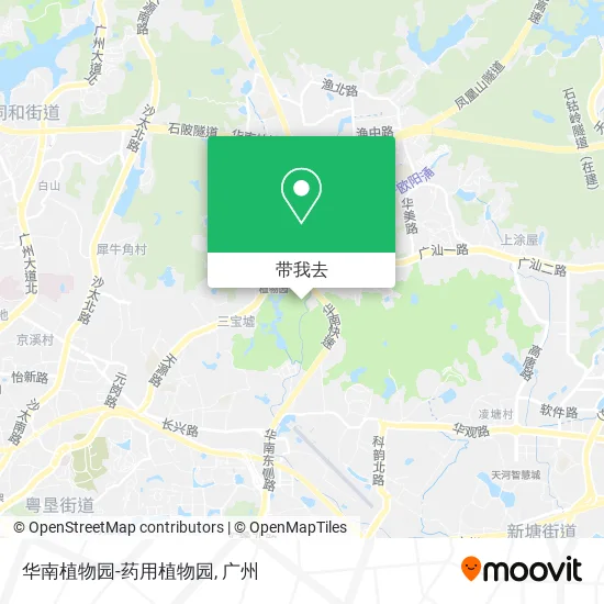 华南植物园-药用植物园地图