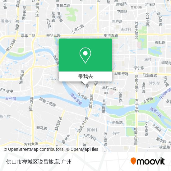 佛山市禅城区说昌旅店地图