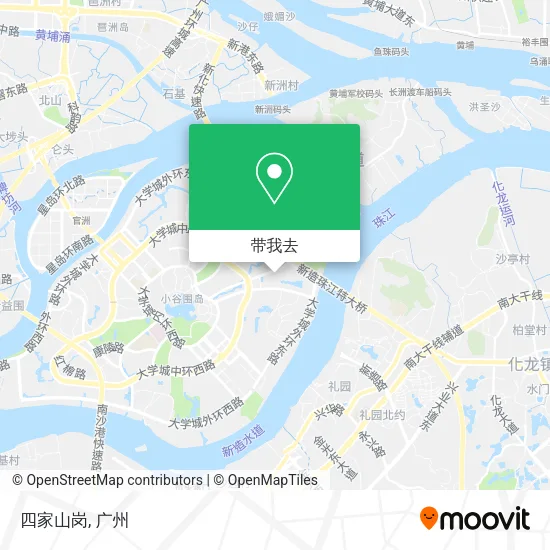 四家山岗地图