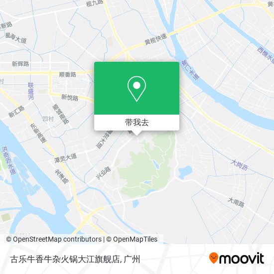 古乐牛香牛杂火锅大江旗舰店地图