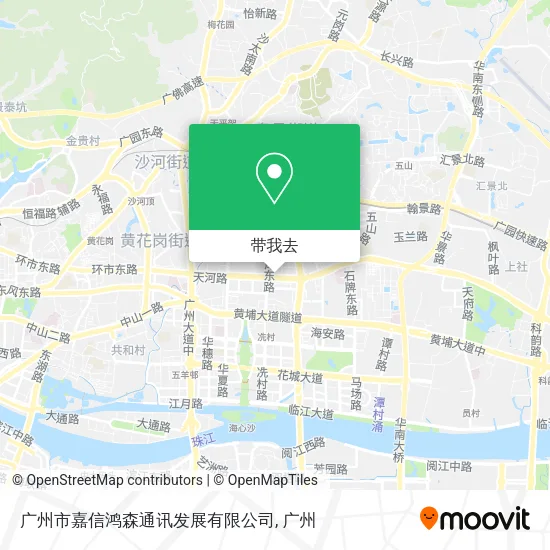 广州市嘉信鸿森通讯发展有限公司地图