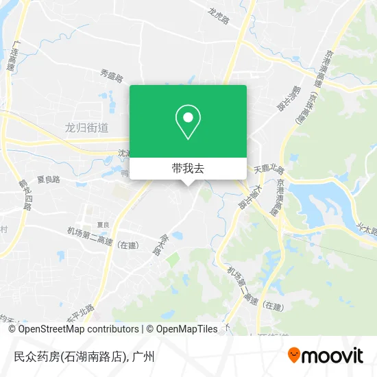 民众药房(石湖南路店)地图