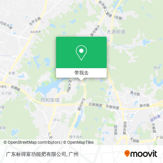 广东标得富功能肥有限公司地图