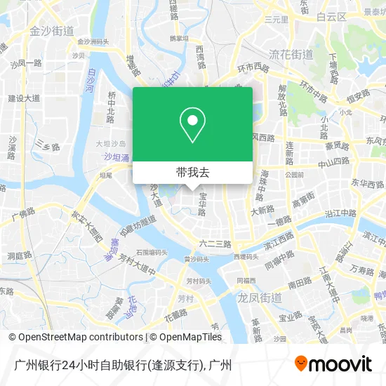广州银行24小时自助银行(逢源支行)地图