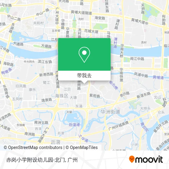 赤岗小学附设幼儿园-北门地图
