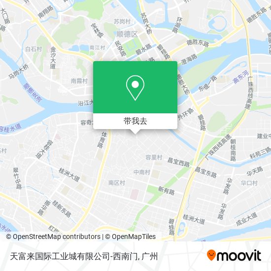 天富来国际工业城有限公司-西南门地图