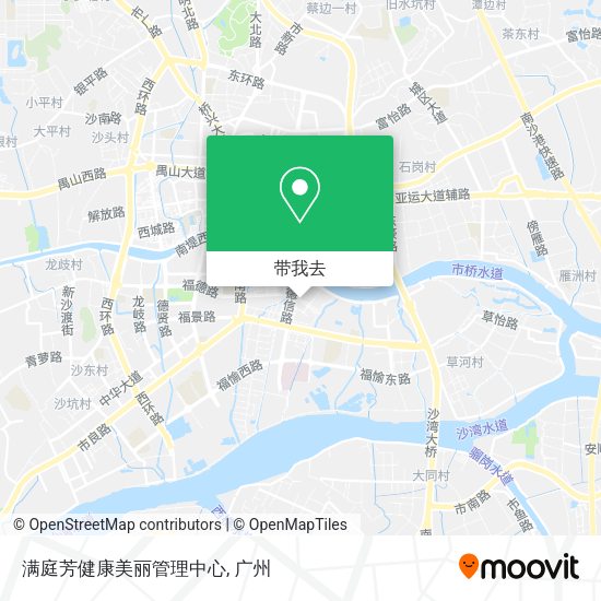 满庭芳健康美丽管理中心地图