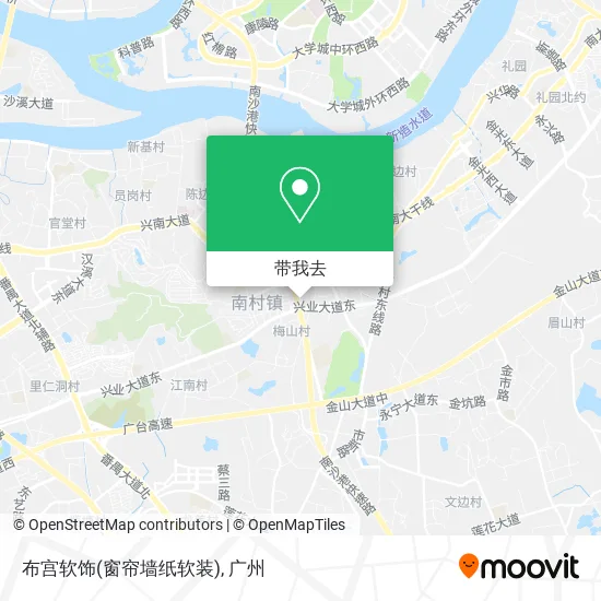 布宫软饰(窗帘墙纸软装)地图