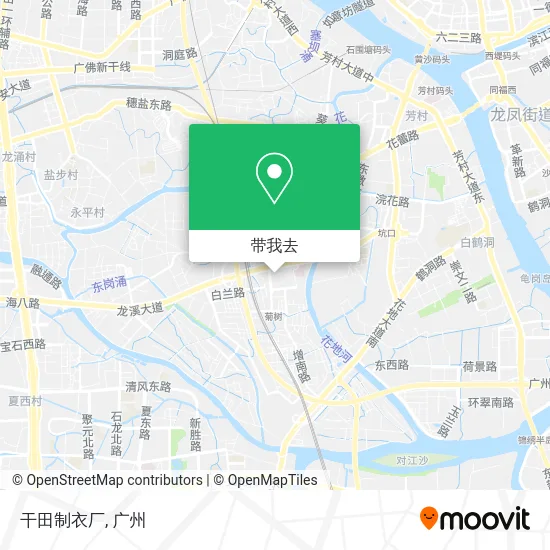 干田制衣厂地图